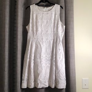 White lace dress